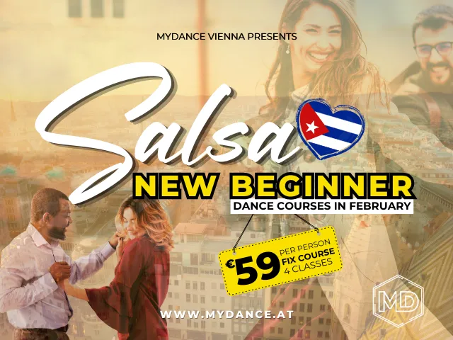 SALSA CUBANA BEGINNER COURSE - Wednesdays @ MYDANCE VIENNA