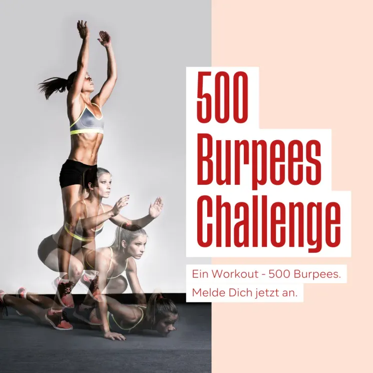 500 Burpees Challenge @ Challenge Yourself - Home of female fitness 1090 Wien
