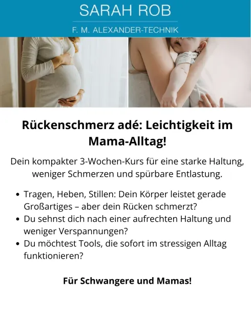 Leichtigkeit im Mama-Alltag / Alexander Technik @ Sonja Brundert Yoga