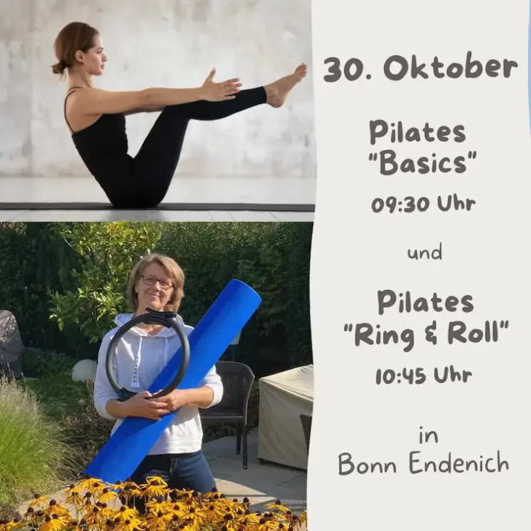  Pilates intensiv:  "Basics refresher" und  "Ring & Roll" in Bonn Endenich @ Enjoy Pilates & Yoga