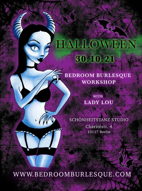 Bedroom Burlesque Halloween mit Lady Lou @ Schönheitstanz Studio