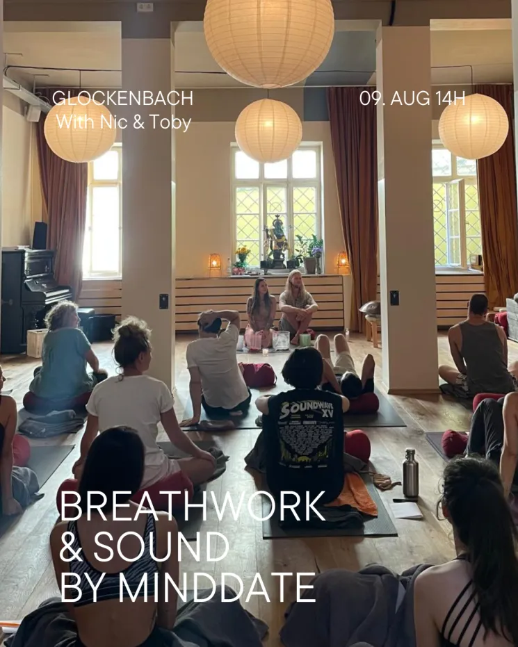 Breathwork & Sound mit Minddate // Nic & Yannick @ Jivamukti München im Glockenbach