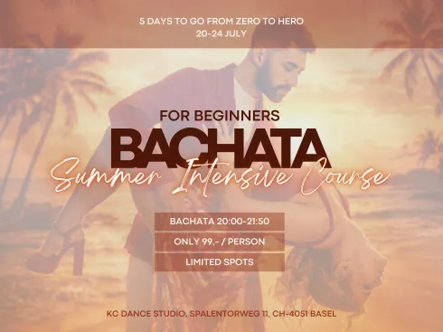 Bachata Beginner 5-day Summer Intensive @ KC dance studio