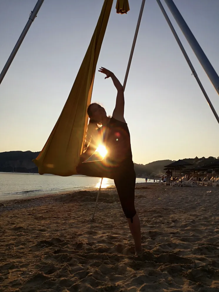 Aerial Yoga mit Andrea @ Yogafusion