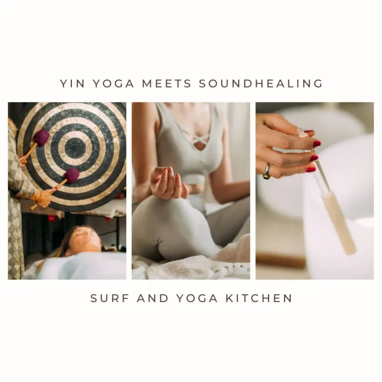 Yin Yoga meets Soundhealing "Im Fluss der Stille – Yin Yoga und heilende Klänge für deine innere Tiefe" @ Surf and Yoga Kitchen