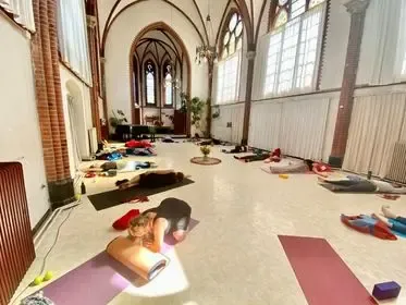 Yoga in the chapel @ Jacqui Sunshine - Yoga and other soulful practices
