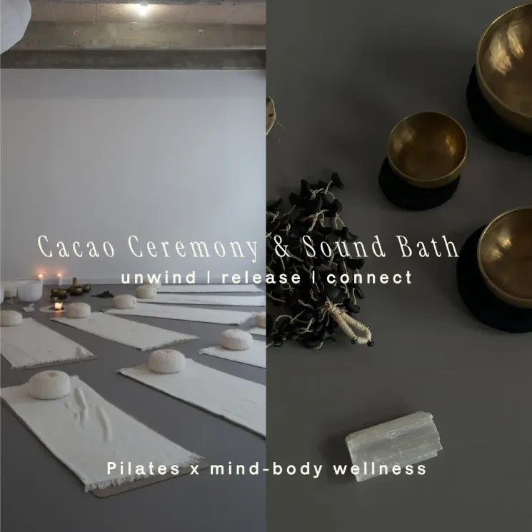 Day Retreat: Pilates, Cacao Ceremony & Sound Bath (different location) @ Maité 1070.