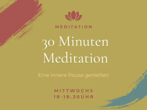 ONLINE: 30-Minuten Meditation. Eine innere Pause genießen @ Tara Zentrum für Kadampa Buddhismus