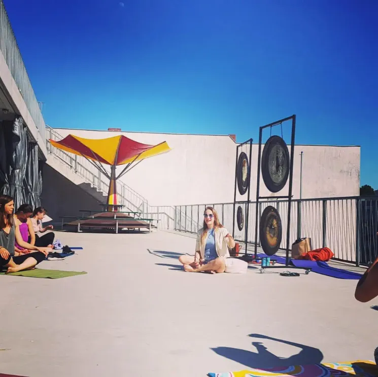 SOUND + SUN BATH GONG Meditation ● EN @ YOGA at Lobe Block