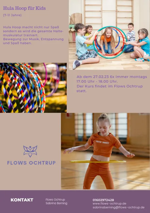 Hula Hoop für Kids(7-11 Jahre) @ Flows Ochtrup