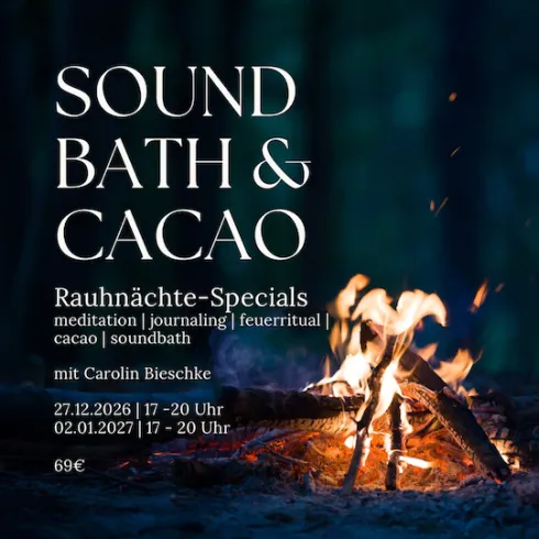 Sound Bath & Cacao – Rauhnächte-Special @ Yoga Arts