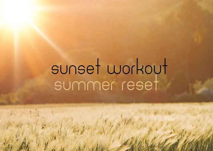 SUNSET WORKOUT ONLINE @ effy-active-studio