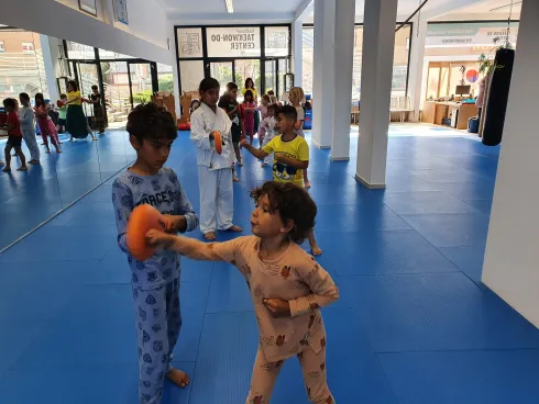 Sijak Kinder mit Philomena  @ Traditional Taekwon-Do Center Salzburg
