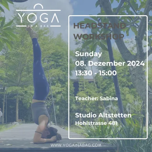 Headstand Workshop with Sabina @ Yoga in a Bag Altstetten