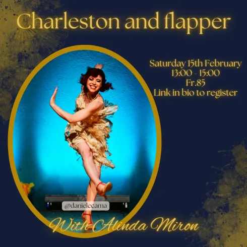 Charleston and flapper style with Alinda Miron @ The D'Vines Burlesque