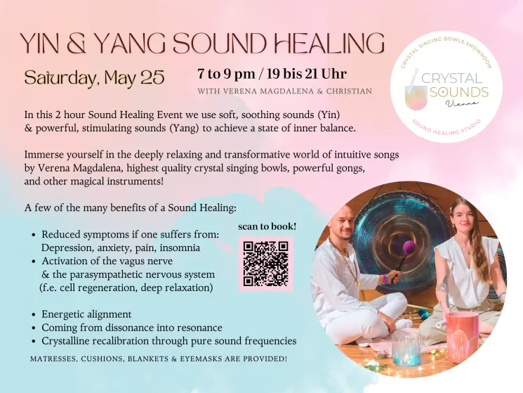 EVENT: Yin & Yang Sound Healing @ Crystal Sounds Vienna