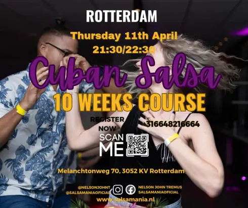 Cuban course Salsa (Rotterdam nord Melantonweg) @ Salsamania.nl