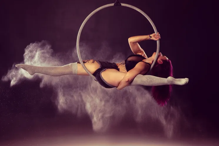 Aerial Hoop - Splitty Splits @ Rising High