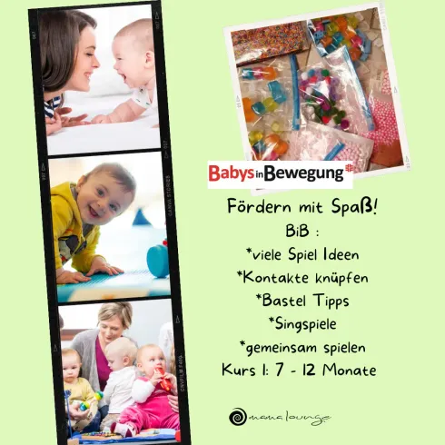 Babys in Bewegung - Mit allen Sinnen (7 - 12 Monate), Schnupperkurs @ Yogalounge Herrenberg