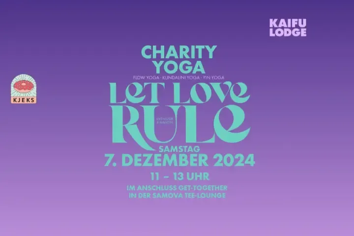 EVENT: CHARITY YOGA „LET LOVE RULE“ @ KAIFU-LODGE