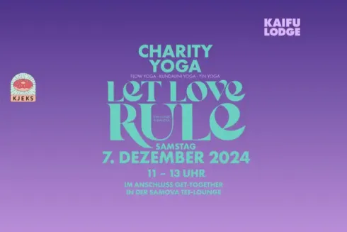 EVENT: CHARITY YOGA „LET LOVE RULE“ @ KAIFU-LODGE