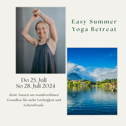 easy summer Yoga Retreat am Grundlsee @ You Yoga - Lisa Putz
