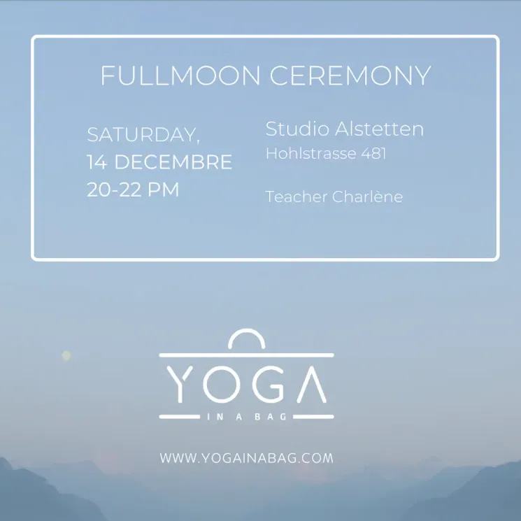 Full Moon Ceremony  @ Yoga in a Bag Altstetten