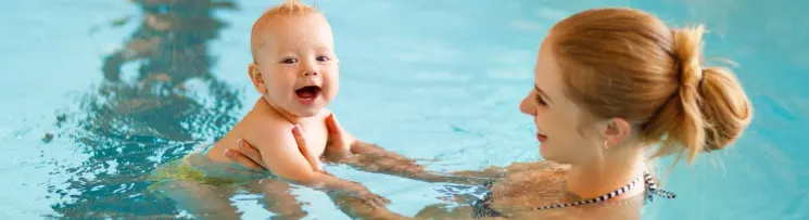 Babyschwimmen für Mitglieder/Nichtmitglieder ( 15 Kurseinheiten/ Mittwoch 10 -11 Uhr ) @ TSV Grünwald e.V.