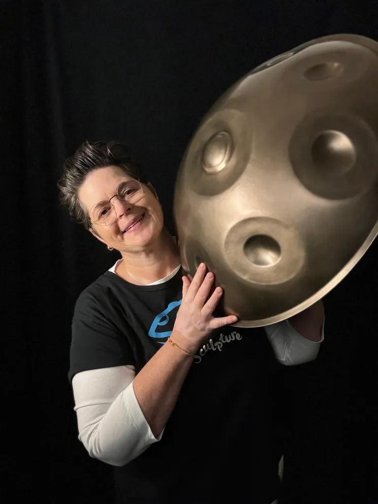 Handpan first touch mit Ariane @ Yoga Vidya Mainz