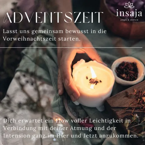 Yoga in der Adventszeit  @ insaja - yoga & dance