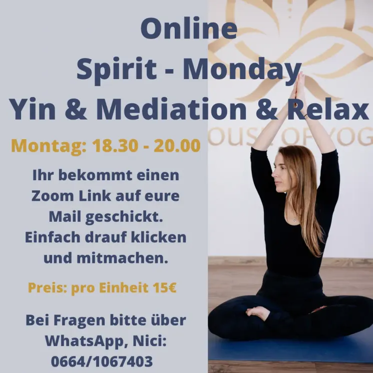Online Yin & Nidra Meditation @ House of Yoga