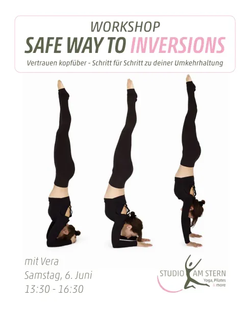 Safe Way to Inversions - Schulterstand, Vorarmstand, Kopfstand @ Studio am Stern