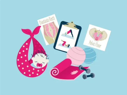 Postpartum / Pelvic Floor Recovery Course June- July Online (English) @ Gravidamiga - pregnancy & babies