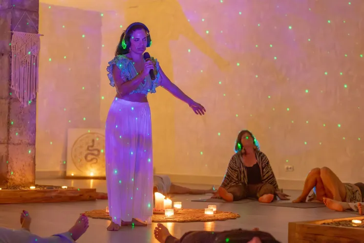 Breathwork-Session mit Kopfhörern & neuroaktiver Musik @ Studio Yogaflow Münster