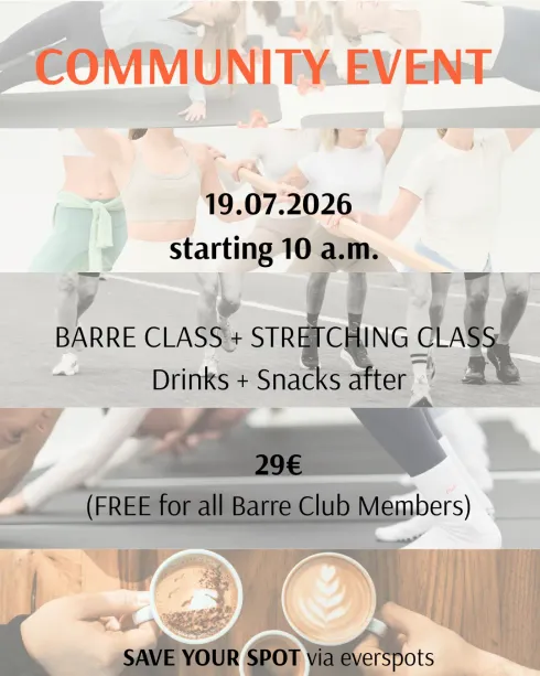 COMMUNITY SPECIAL DAY @ Barre Club 1050