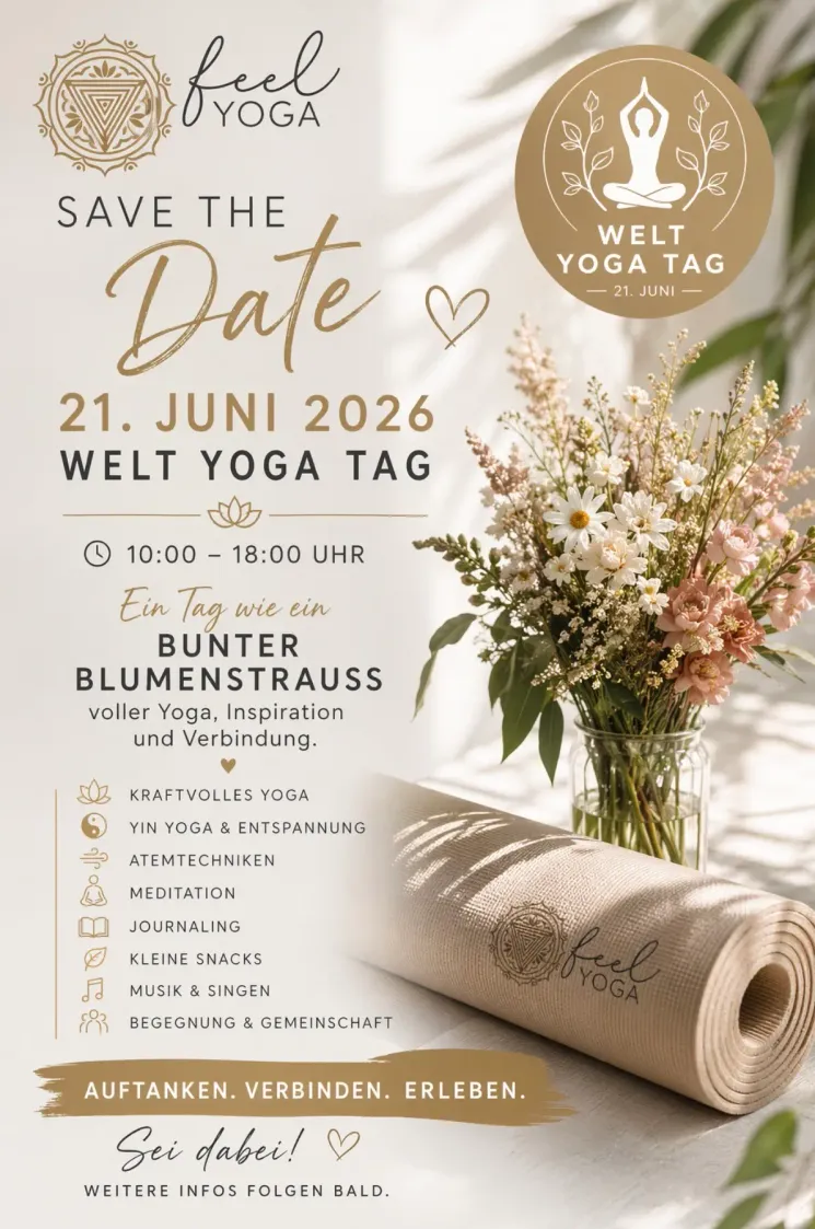 WELTYOGATAG - Block 2 nachmittags @ feel YOGA