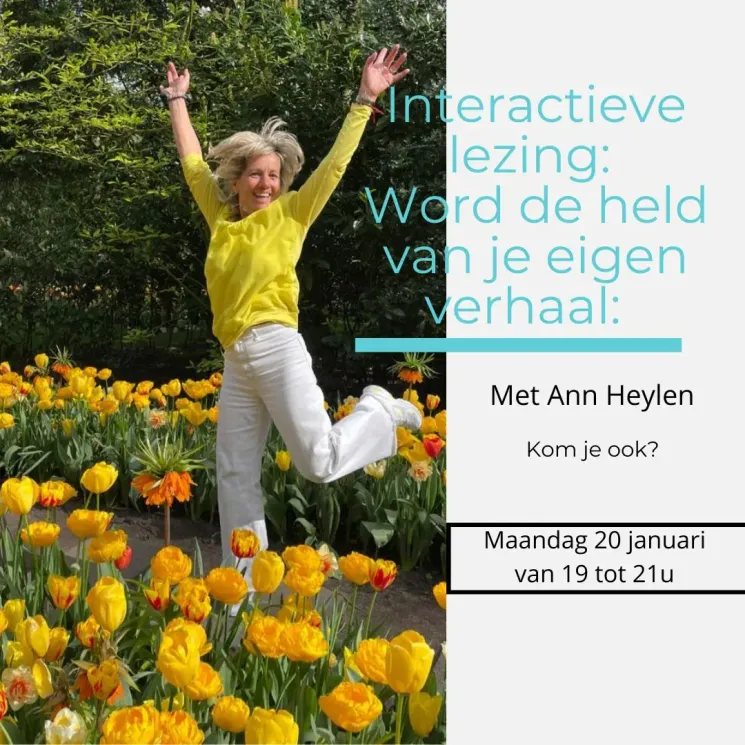  Interactieve lezing: Word de held van je eigen verhaal. Over jou als creator van je eigen werkelijkheid. @ Yogalovers