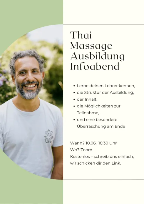 Thai Massage Ausbildung - Online Infoabend @ Be Light