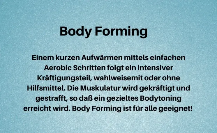 Body Forming ONLINE @ Feelgood Fitness by Beth