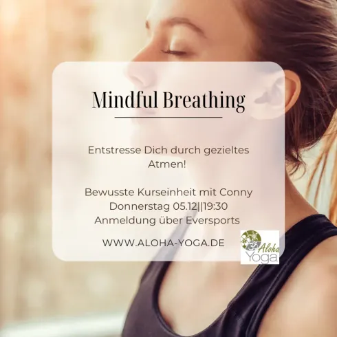 Der Atem - Mindful Breathing mit Conny @ Aloha Yoga Hainburg