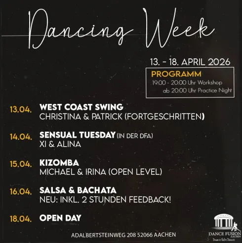 Dancing Week - Salsa & Bachata Practice Night @ Dance Fusion Aachen