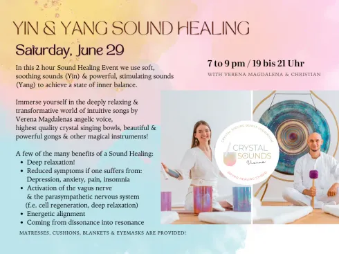 EVENT: Yin & Yang Sound Healing @ Crystal Sounds Vienna