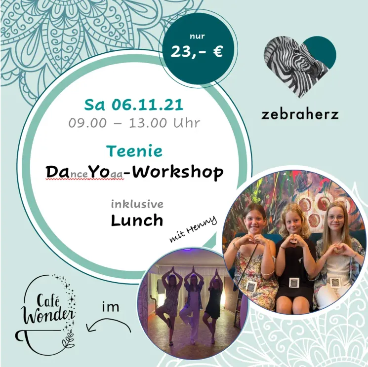 Teenie Dance & Yoga Workshop @ zebraherz