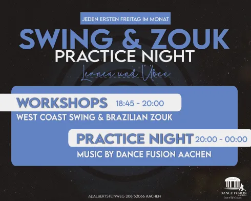 Swing & Zouk Practice Night @ Dance Fusion Aachen