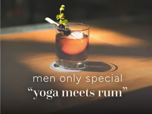Men only special - Yoga meets Rum @ aurum loft