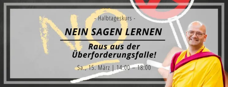 Online | Nein sagen lernen - Raus aus der Überforderungsfalle @ Kadampa Meditationszentrum Österreich