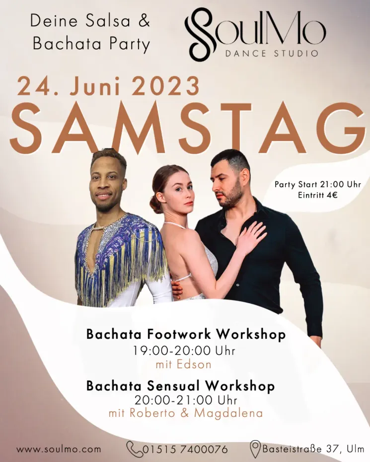 Bachata Sensual Workshops & Party @ SoulMo Dance Studio