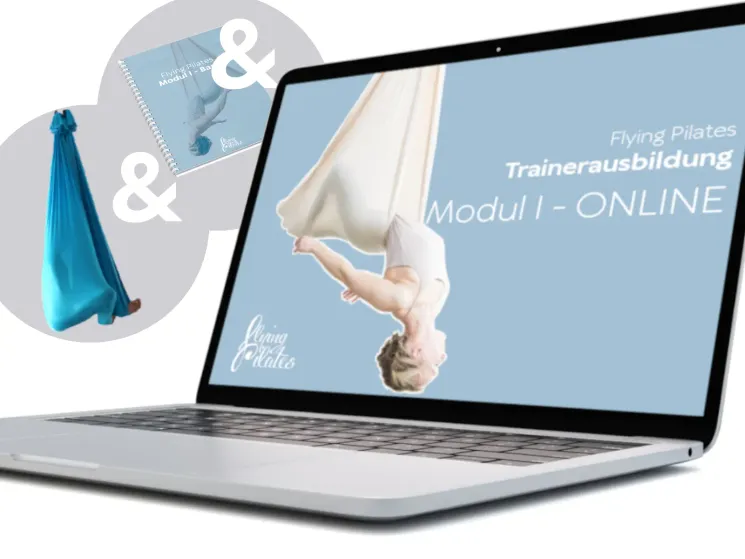 Package 3 - Flying Pilates Trainerausbildung Modul I ONLINE - [+] Tuch [+] gebundenes Skript @ Flying Pilates Trainerausbildungen