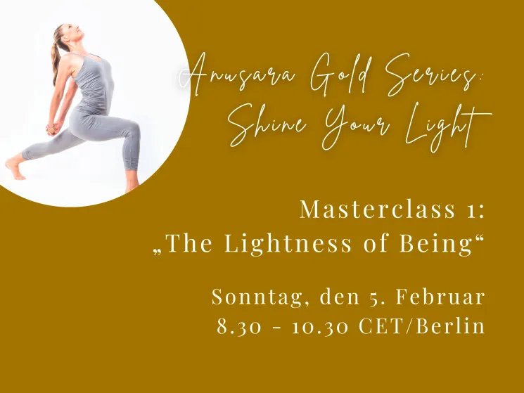 Masterclass 1: The Lightness of Being @ Barbra Noh Yoga