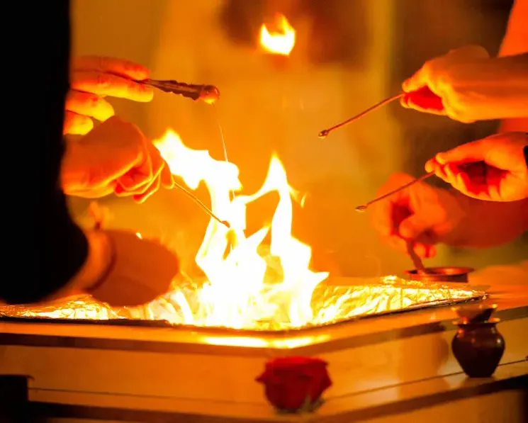 Homa - Indische Feuerzeremonie @ Yoga Vidya Bayreuth